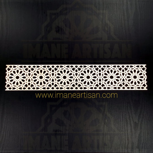 P-001/ Moroccan Geometric Wooden Panel / Carved Wood Panel / Craft /Home Decor/ Wood Pattern /Laser Cut Wood / zowaqa / Moroccan arabesque