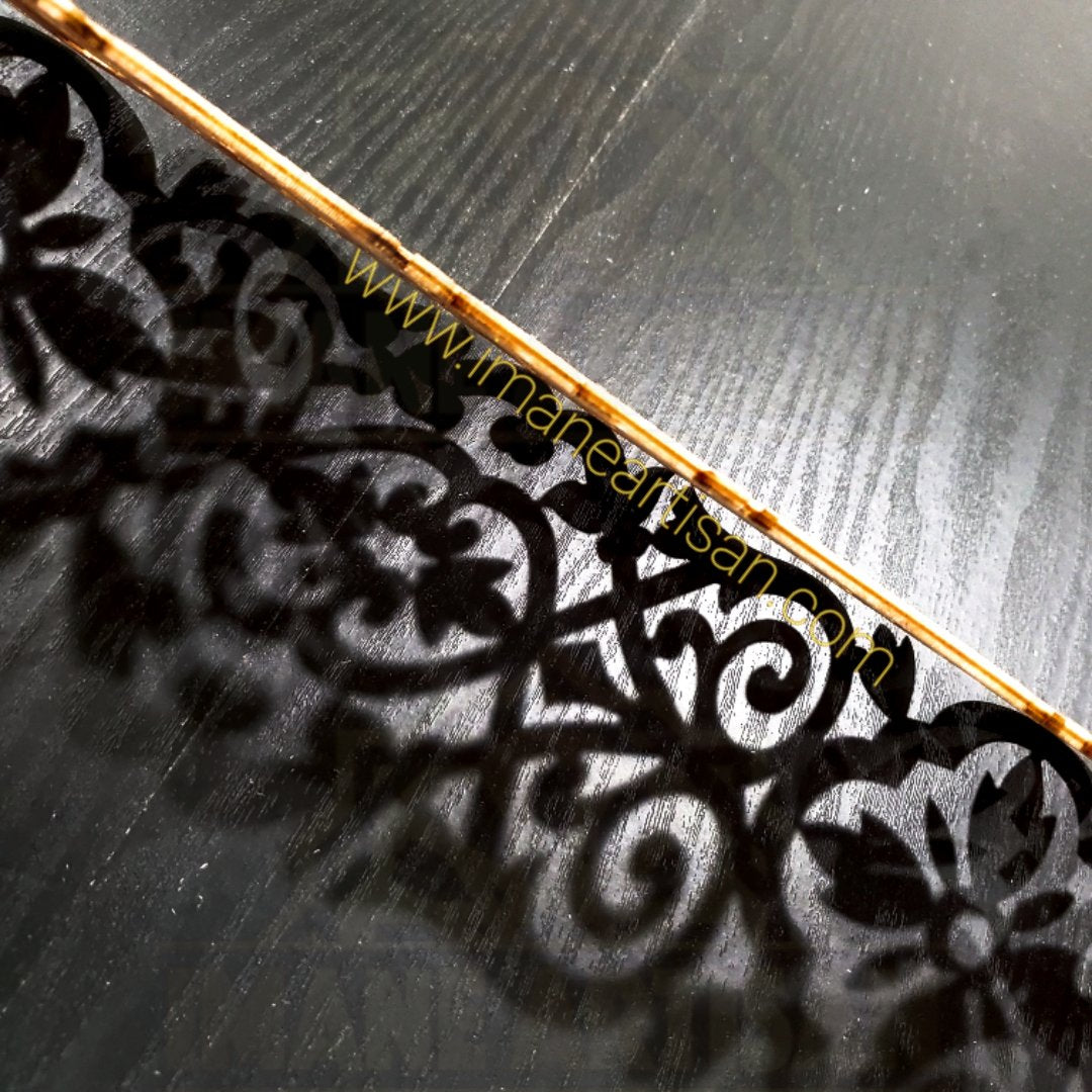 P-008/ Moroccan Geometric Wooden Panel / Carved Wood Panel / Craft /Home Decor/ Wood Pattern /Laser Cut Wood / zowaqa / Moroccan arabesque