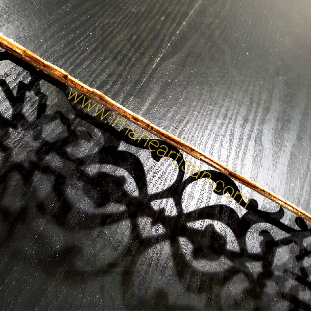 P-005/ Moroccan Geometric Wooden Panel / Carved Wood Panel / Craft /Home Decor/ Wood Pattern /Laser Cut Wood / zowaqa / Moroccan arabesque