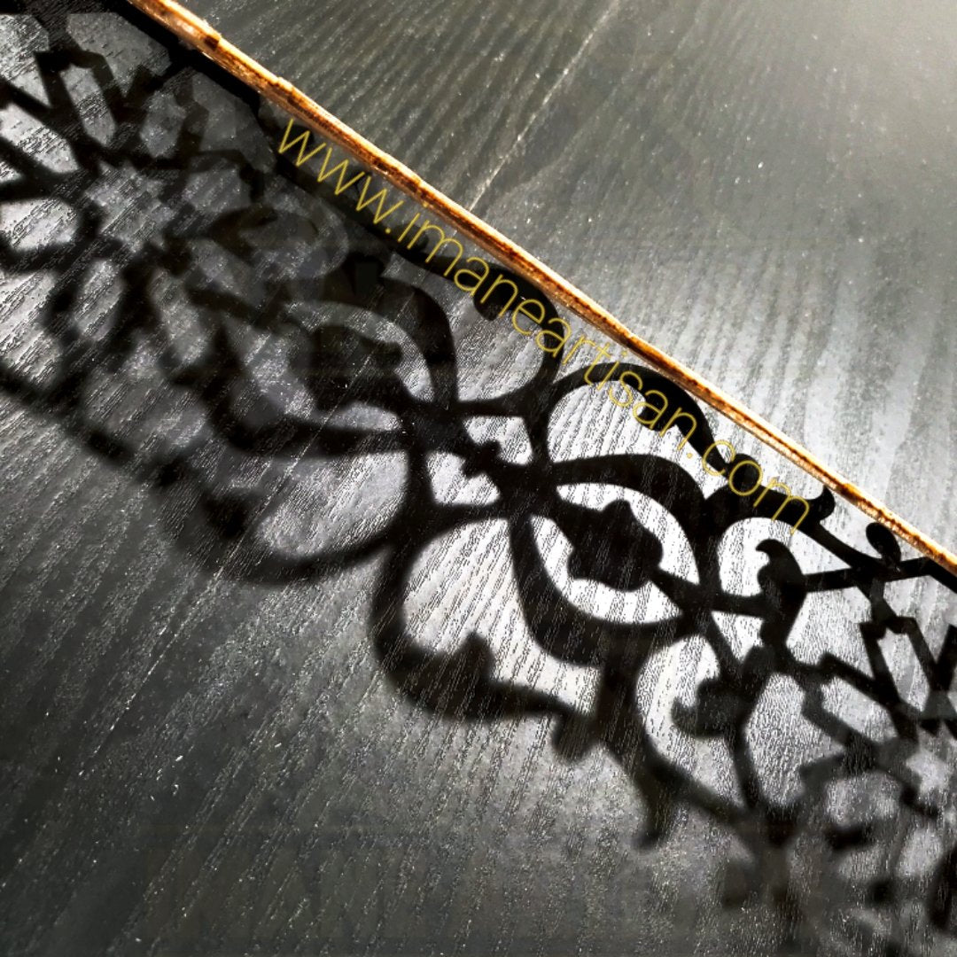 P-005/ Moroccan Geometric Wooden Panel / Carved Wood Panel / Craft /Home Decor/ Wood Pattern /Laser Cut Wood / zowaqa / Moroccan arabesque