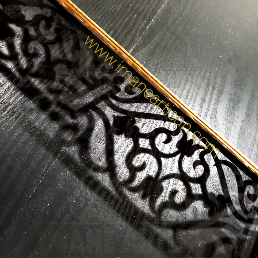 P-007/ Moroccan Geometric Wooden Panel / Carved Wood Panel / Craft /Home Decor/ Wood Pattern /Laser Cut Wood / zowaqa / Moroccan arabesque