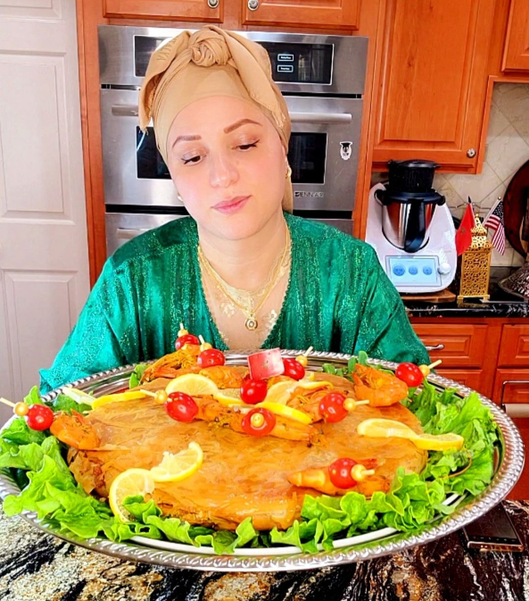 Imane Artisan Moroccan Fish and Seafood Bastilla Recipe : A Traditional Moroccan Dish