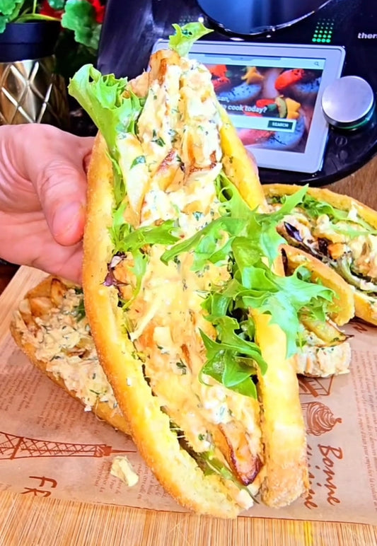 Dive into Moroccan🇲🇦 street food with my own touch! 🥪 Using Thermomix,