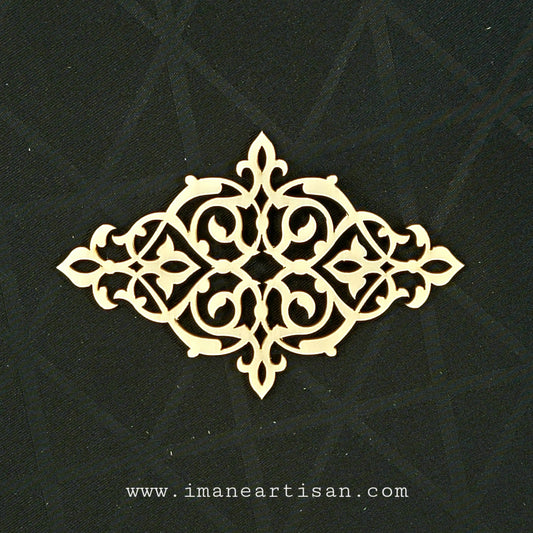 A-011-Accessories Arabesque Laser Cut Wood Design Moroccan Arabsque