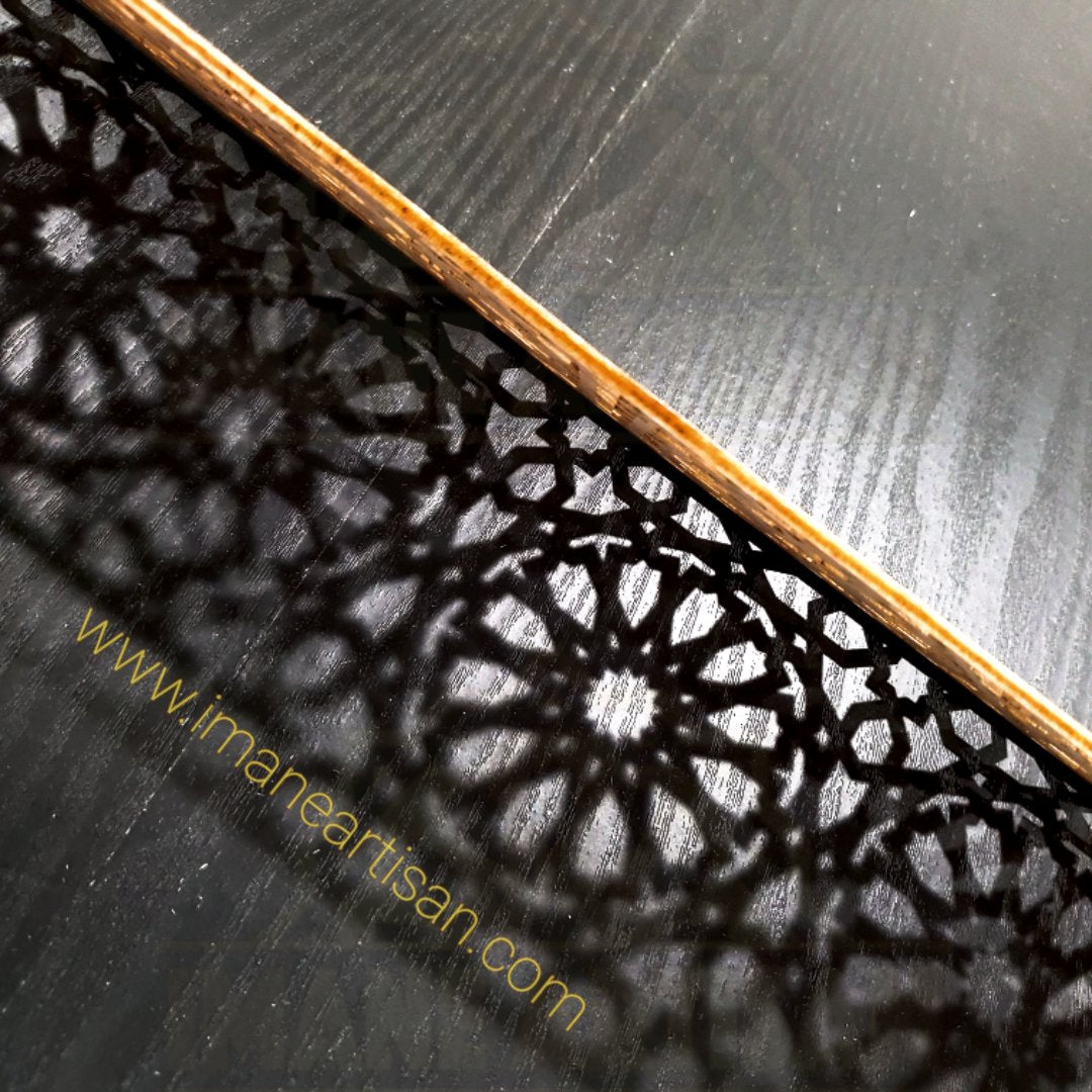 P-001/ Moroccan Geometric Wooden Panel / Carved Wood Panel / Craft /Home Decor/ Wood Pattern /Laser Cut Wood / zowaqa / Moroccan arabesque