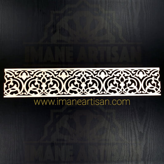 P-011/ Moroccan Geometric Wooden Panel / Carved Wood Panel / Craft /Home Decor/ Wood Pattern /Laser Cut Wood / zowaqa / Moroccan arabesque