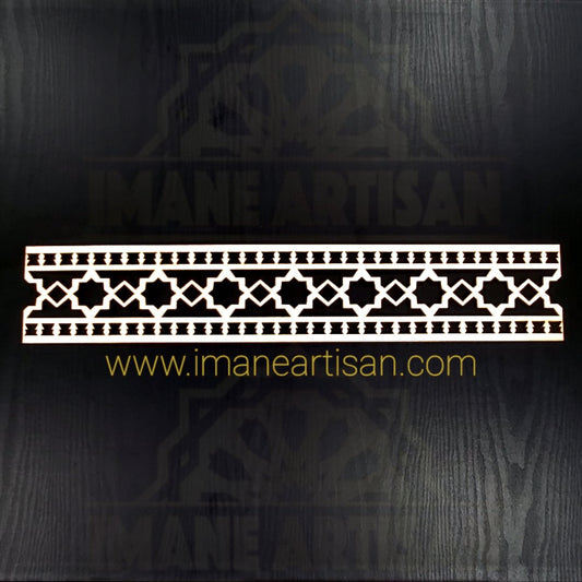 P-013/ Moroccan Geometric Wooden Panel / Carved Wood Panel / Craft /Home Decor/ Wood Pattern /Laser Cut Wood / zowaqa / Moroccan arabesque