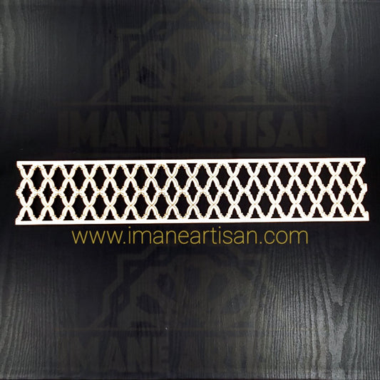 P-009/ Moroccan Geometric Wooden Panel / Carved Wood Panel / Craft /Home Decor/ Wood Pattern /Laser Cut Wood / zowaqa / Moroccan arabesque